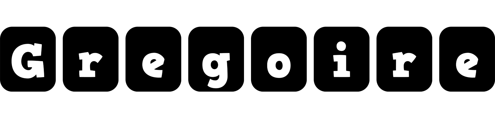 Gregoire box logo