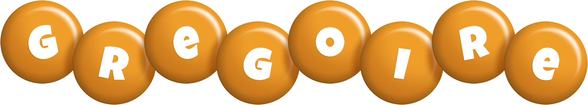 Gregoire candy-orange logo
