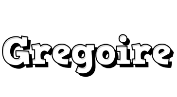 Gregoire snowing logo