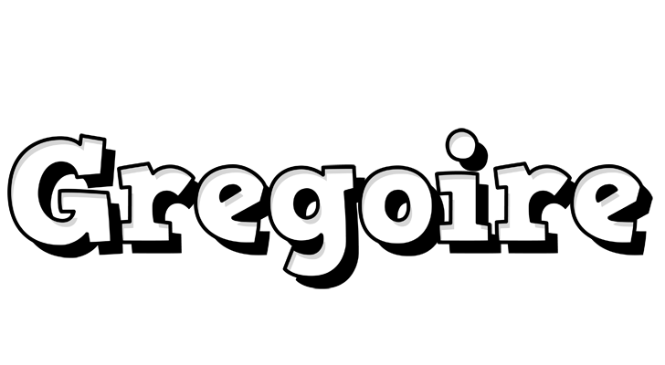 Gregoire snowing logo