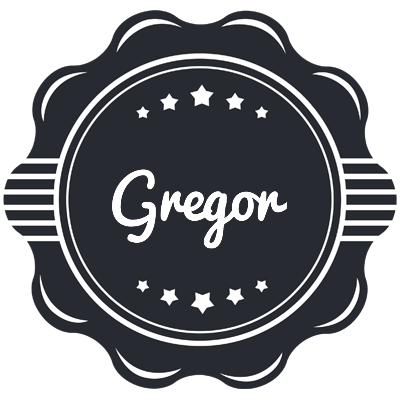 Gregor badge logo