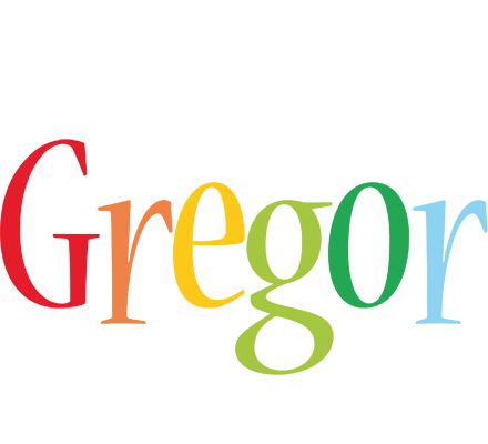 Gregor birthday logo