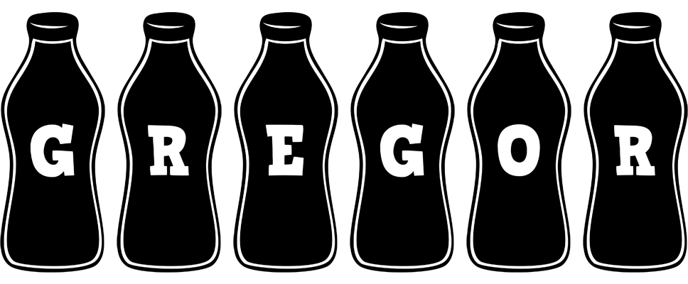 Gregor bottle logo
