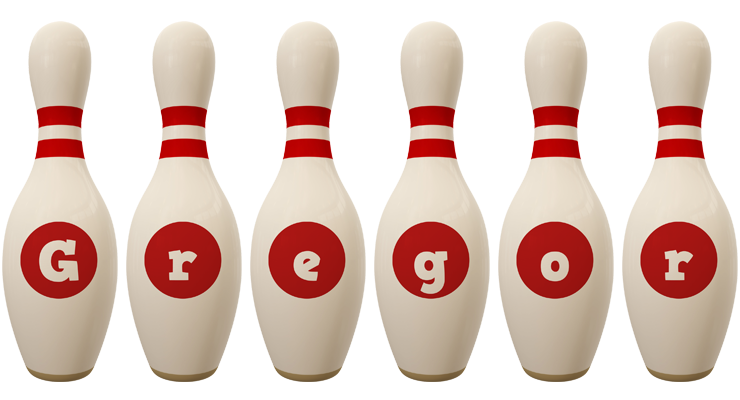 Gregor bowling-pin logo