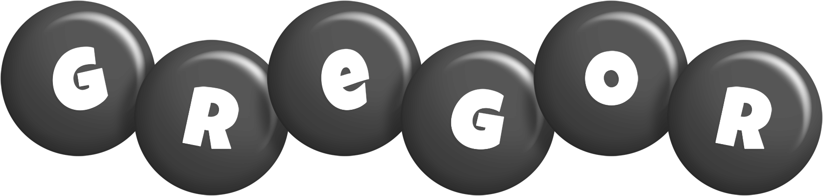 Gregor candy-black logo
