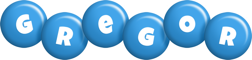 Gregor candy-blue logo