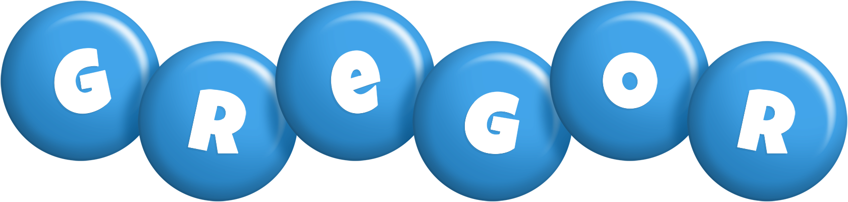 Gregor candy-blue logo