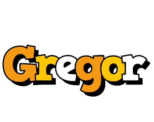 Gregor cartoon logo