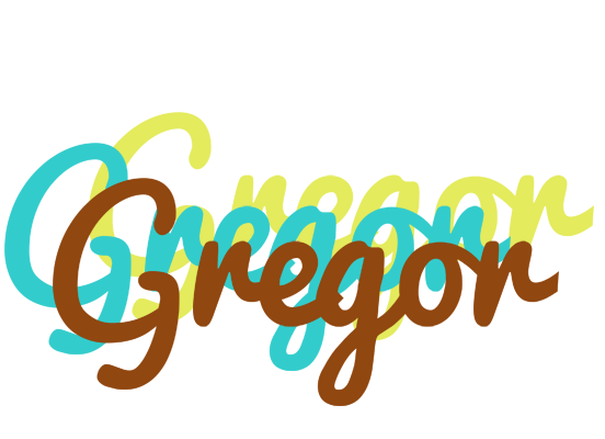 Gregor cupcake logo