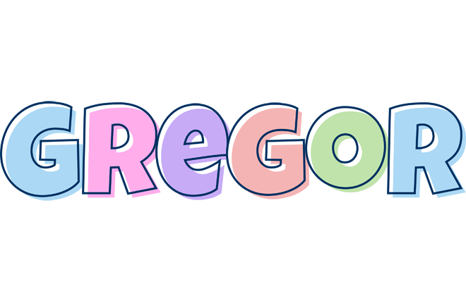 Gregor pastel logo