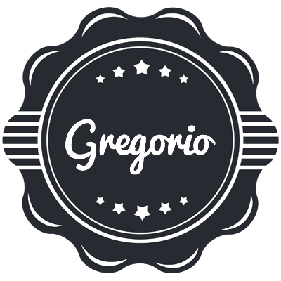 Gregorio badge logo