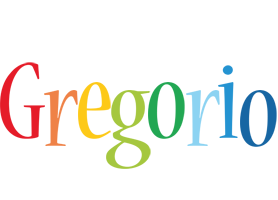 Gregorio birthday logo