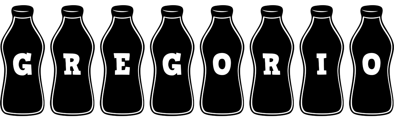 Gregorio bottle logo