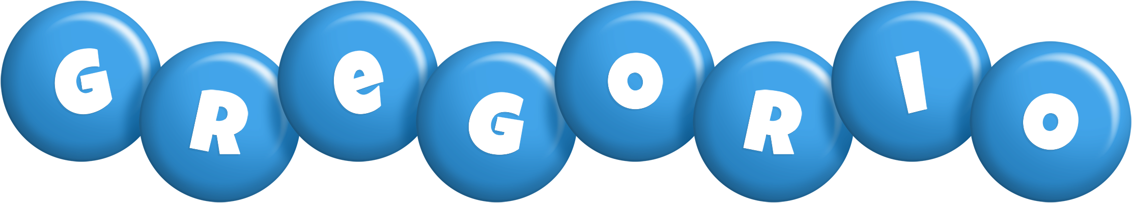 Gregorio candy-blue logo