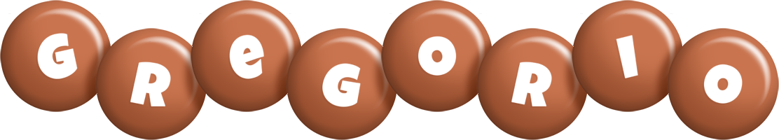 Gregorio candy-brown logo