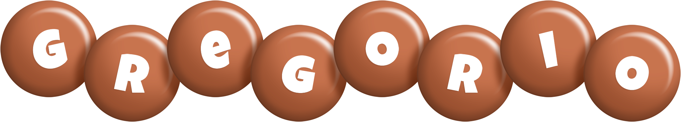 Gregorio candy-brown logo