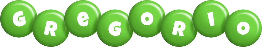 Gregorio candy-green logo