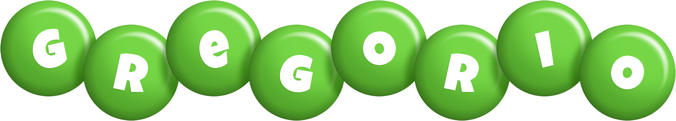 Gregorio candy-green logo