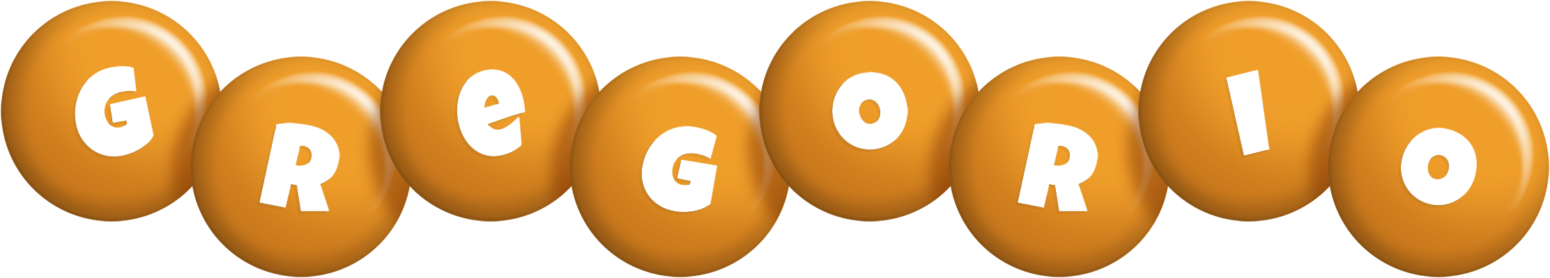 Gregorio candy-orange logo