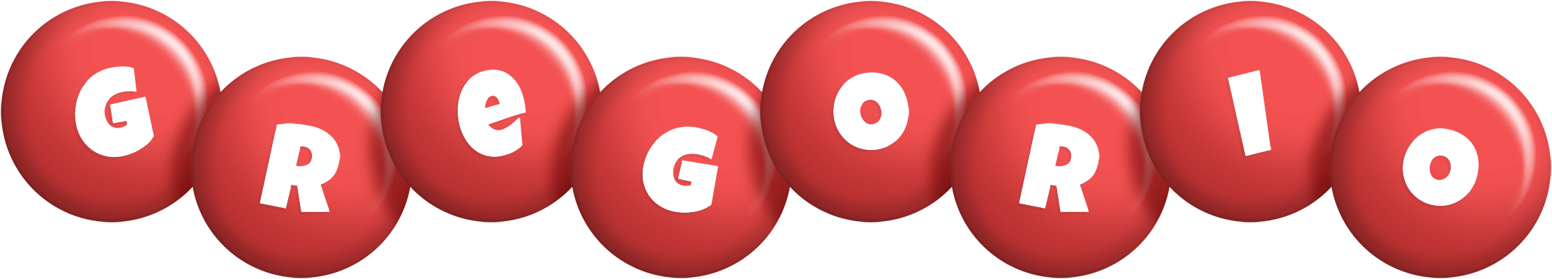 Gregorio candy-red logo