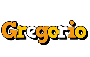 Gregorio cartoon logo