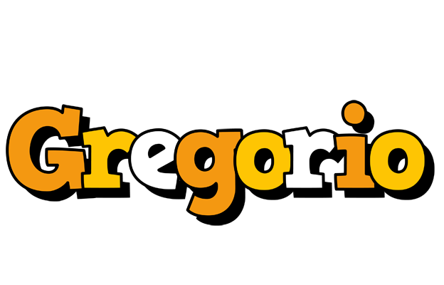 Gregorio cartoon logo