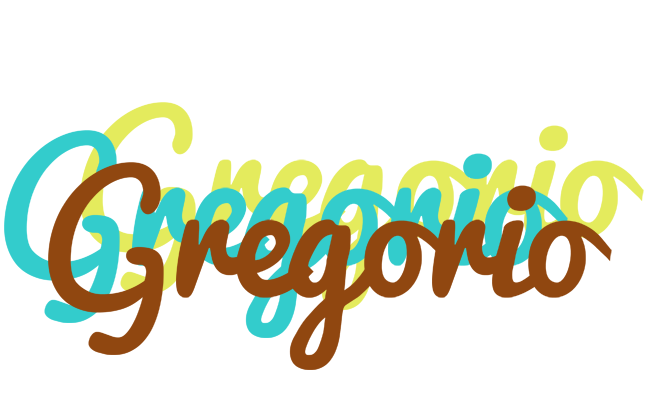 Gregorio cupcake logo