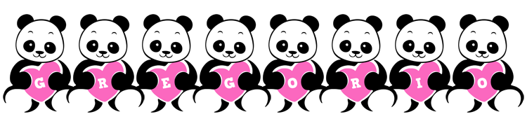 Gregorio love-panda logo