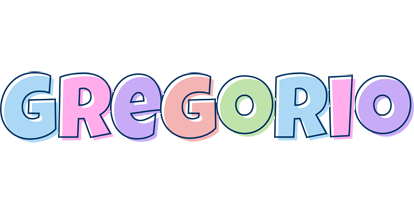 Gregorio pastel logo