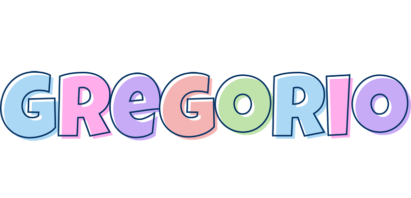 Gregorio pastel logo