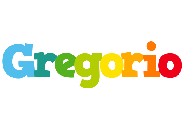 Gregorio rainbows logo