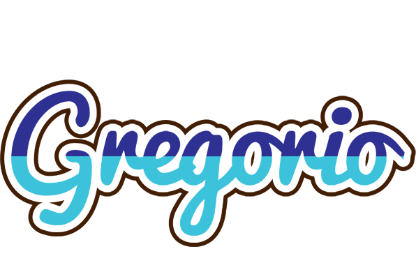 Gregorio raining logo