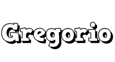 Gregorio snowing logo