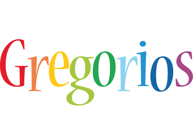 Gregorios birthday logo