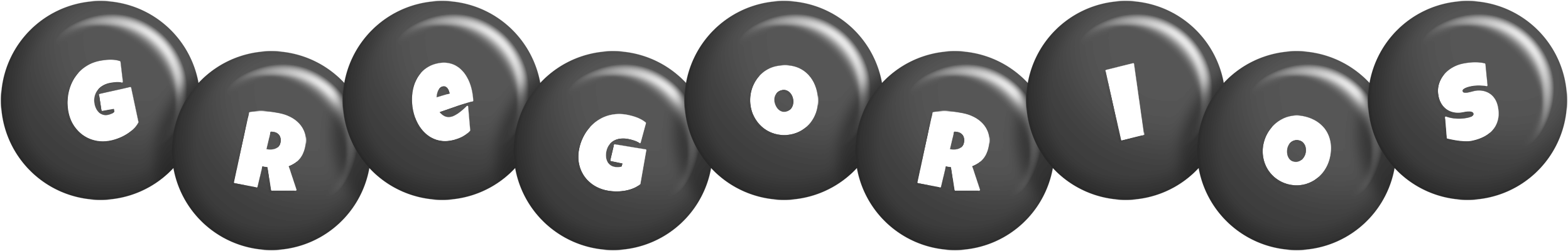 Gregorios candy-black logo