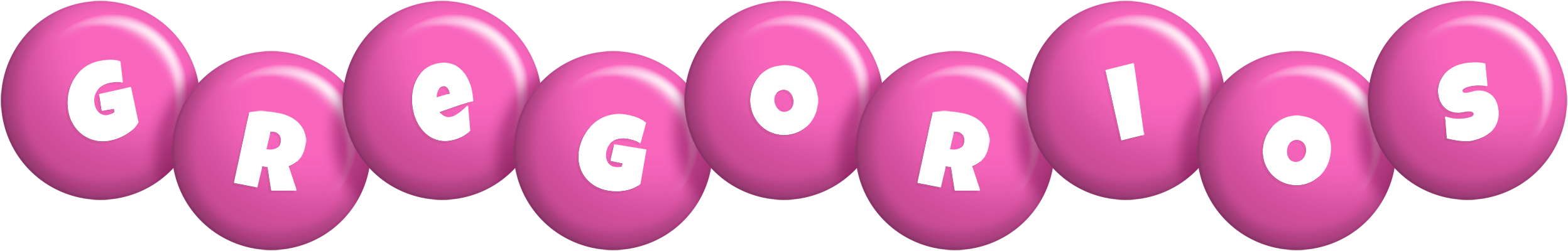 Gregorios candy-pink logo