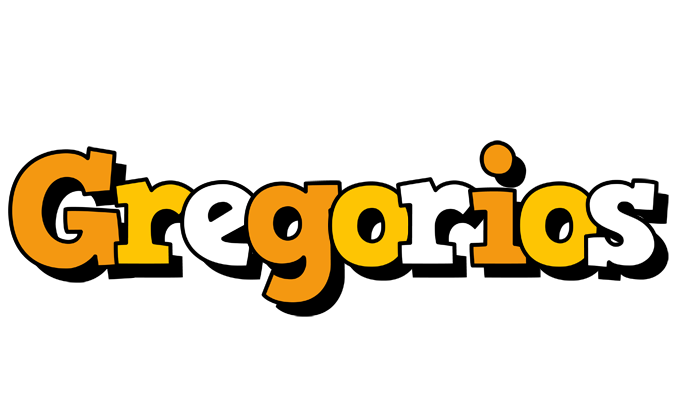 Gregorios cartoon logo