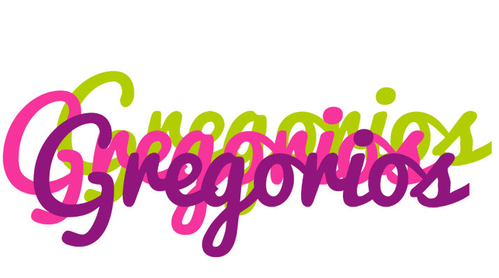 Gregorios flowers logo