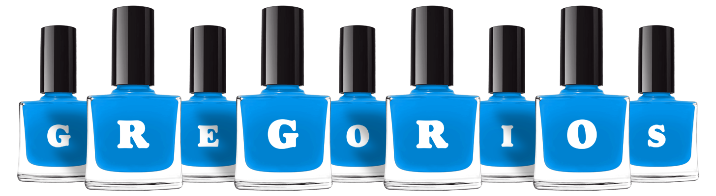 Gregorios glossy logo