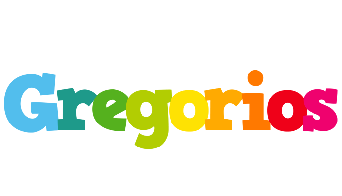 Gregorios rainbows logo