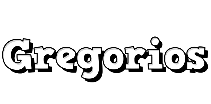 Gregorios snowing logo