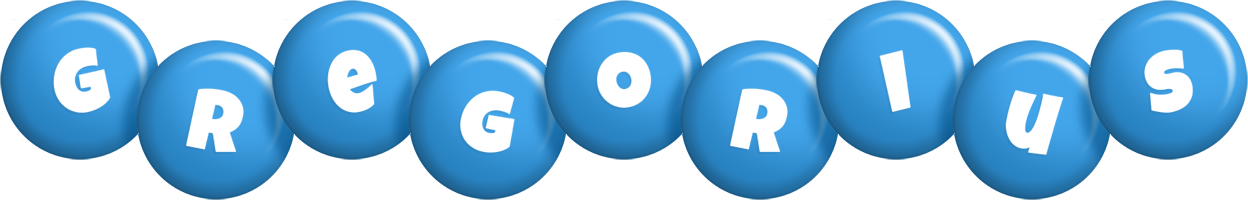 Gregorius candy-blue logo