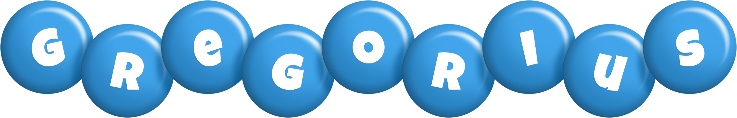 Gregorius candy-blue logo