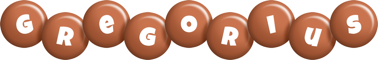 Gregorius candy-brown logo