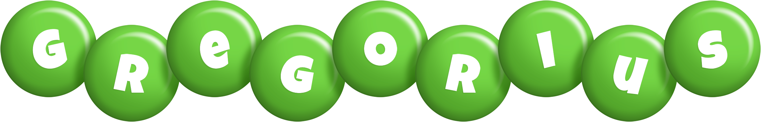 Gregorius candy-green logo