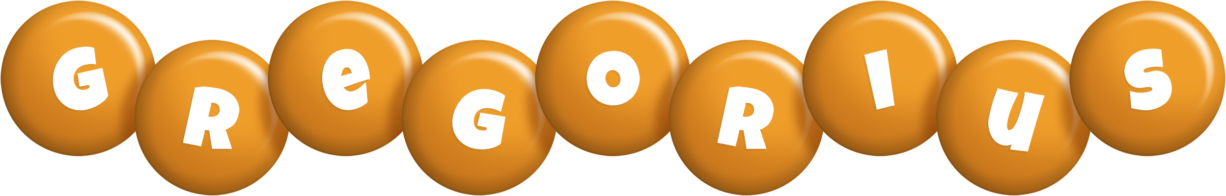 Gregorius candy-orange logo