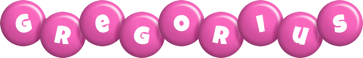 Gregorius candy-pink logo