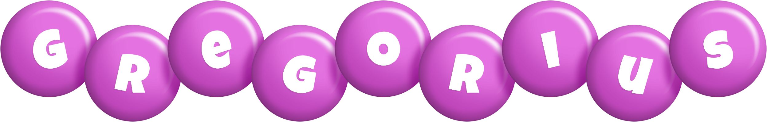 Gregorius candy-purple logo