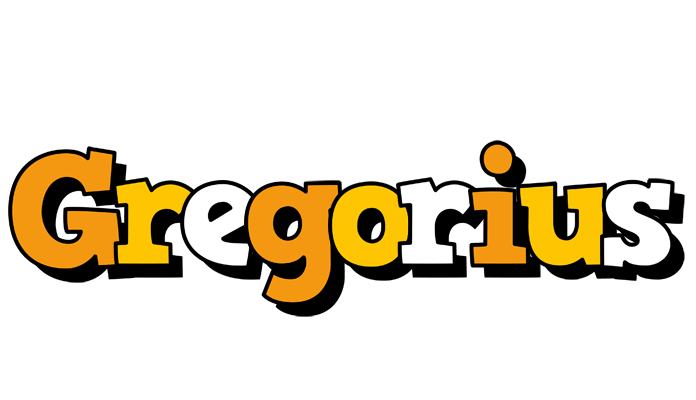 Gregorius cartoon logo