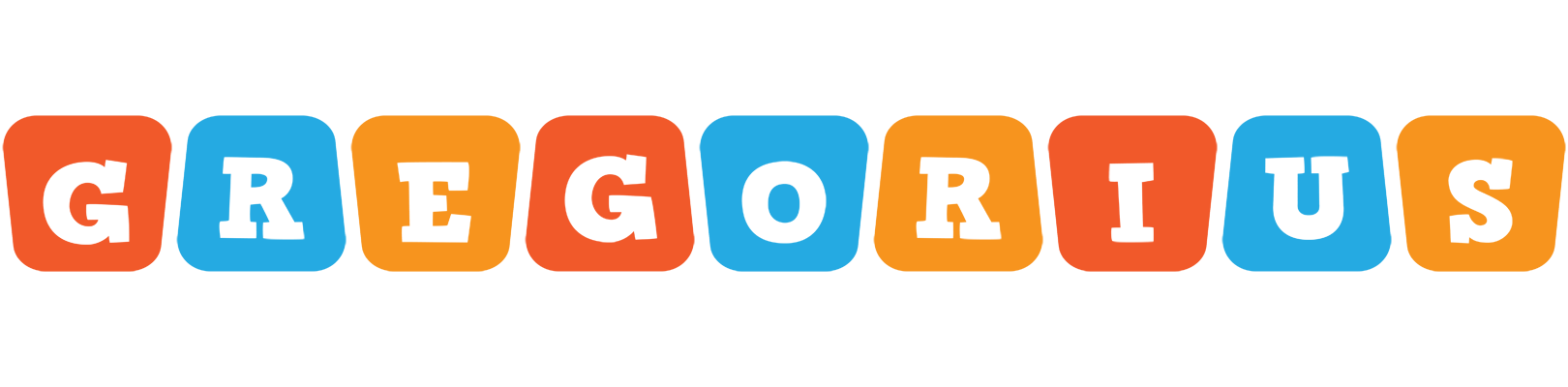 Gregorius comics logo